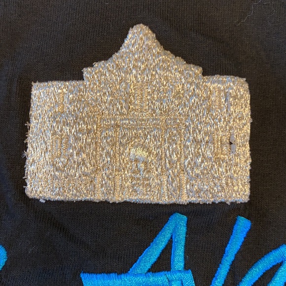 VTG Y2K Texas Embroidered The Alamo T-Shirt L - Picture 9 of 9